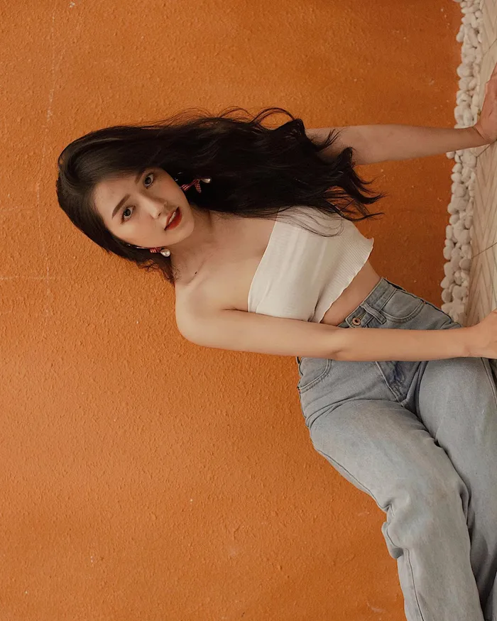 ảnh an vy faptv sexy làm fan mê mẩn với cách ăn mặc thời thượng