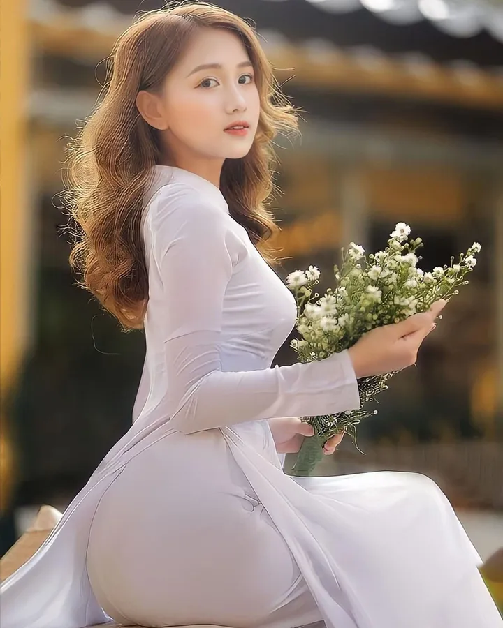 Ảnh áo dài học sinh sexy cực xinh xắn, dễ thương