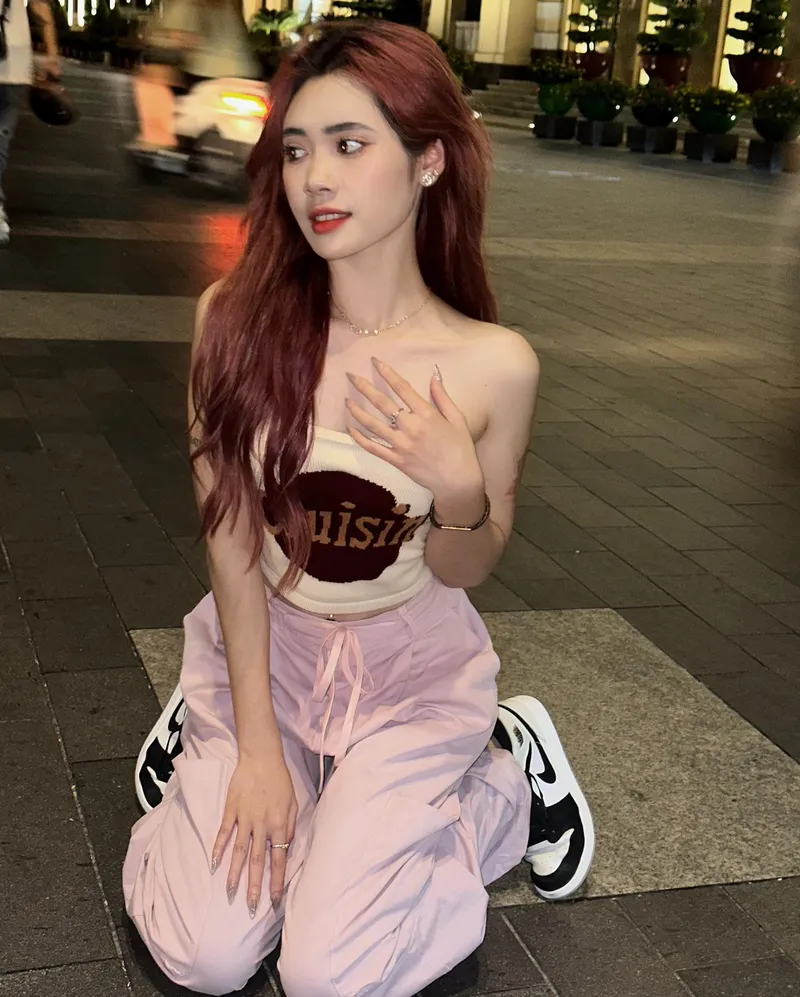 Ngọc Matcha luôn toát lên sự dễ thương qua từng khoảnh khắc