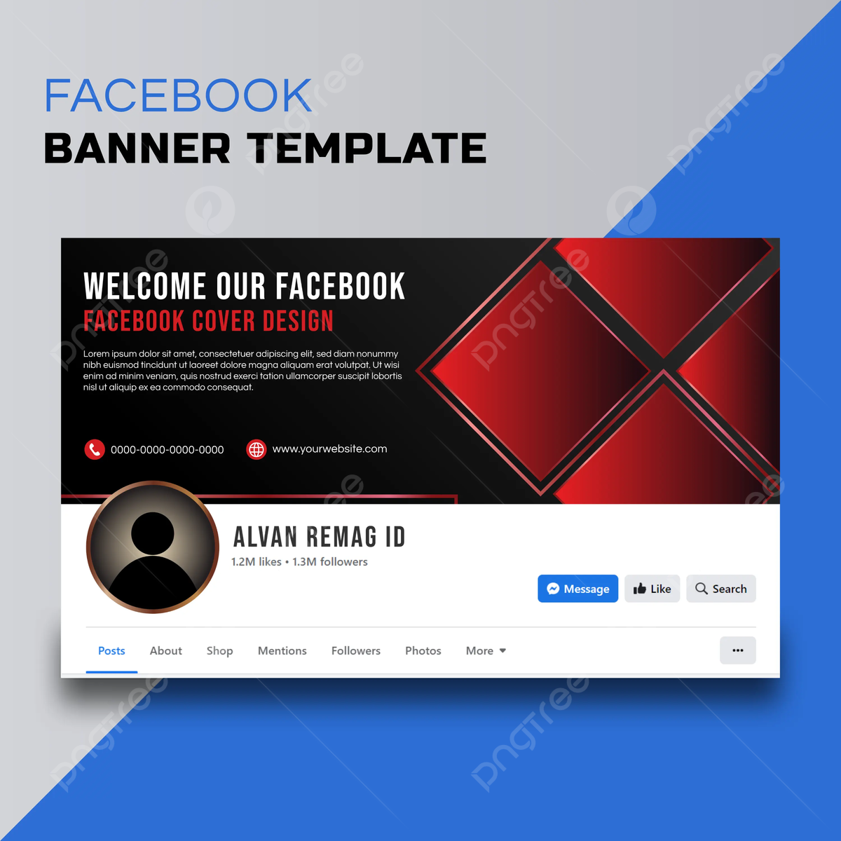 Mẫu banner Facebook - 7