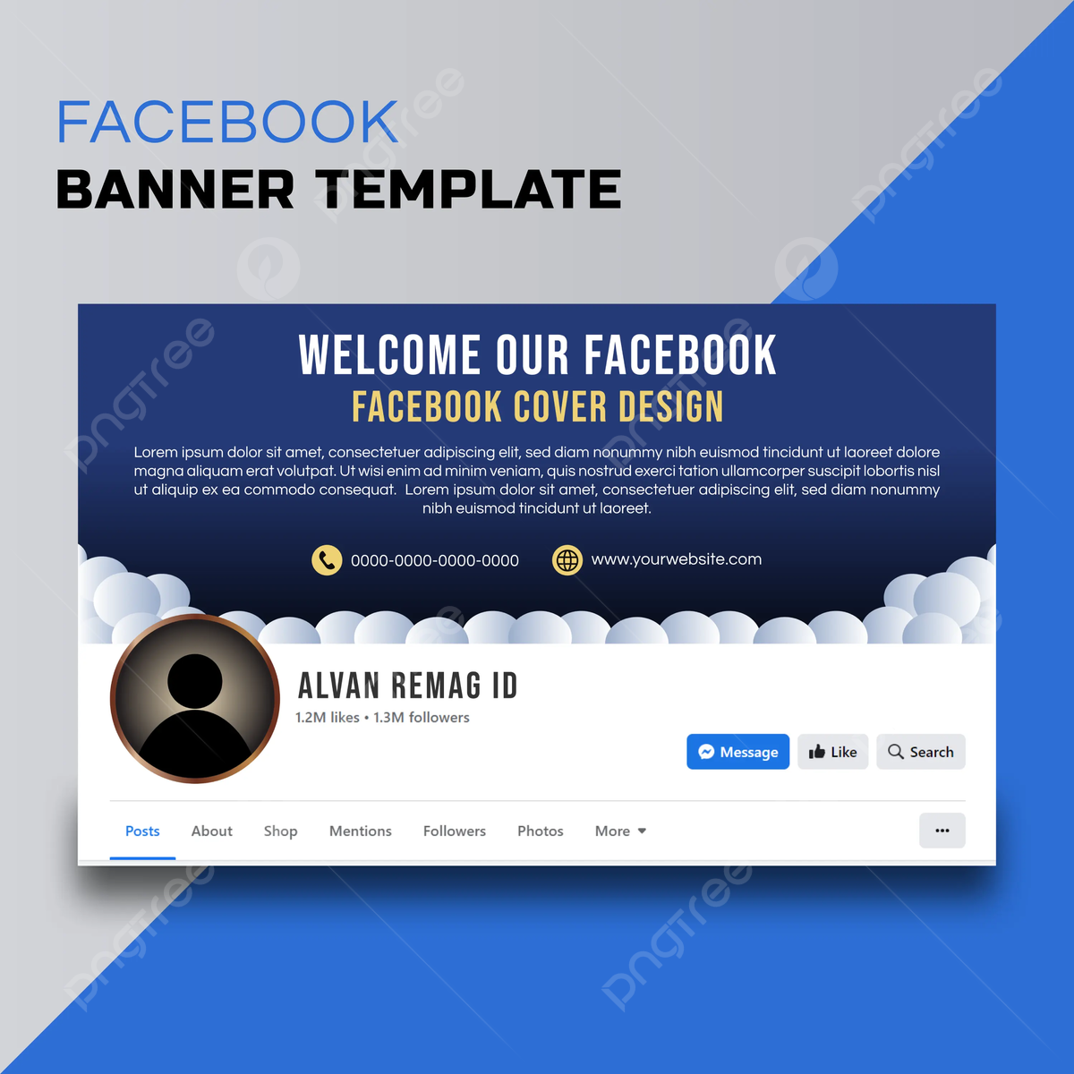 Mẫu banner Facebook - 8