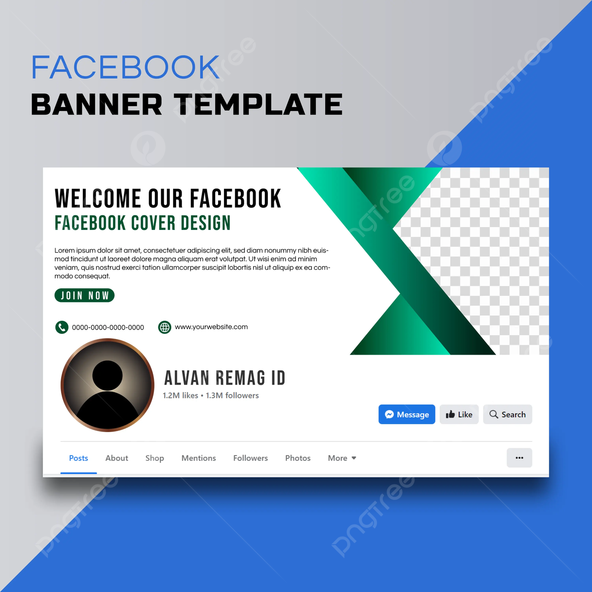 Mẫu banner Facebook - 10