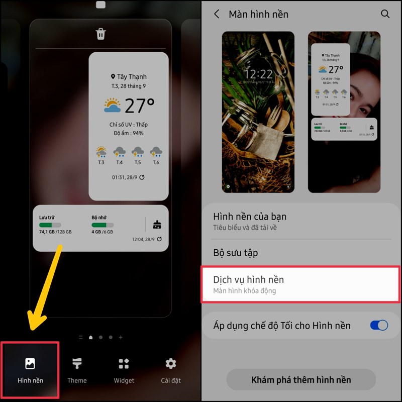 Hình nền màn hình khóa android - Đặt ảnh khóa khác ảnh trang chủ Hình nền màn hình khóa android - Đặt ảnh khóa khác ảnh trang chủ