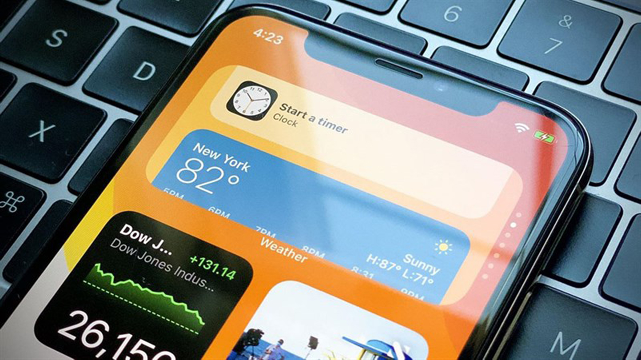 Hình nền widget ios - Bố cục ảnh phải tính theo chỗ đặt widget Hình nền widget ios - Bố cục ảnh phải tính theo chỗ đặt widget