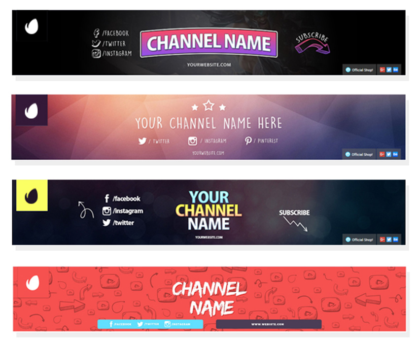 Banner youtube - Dồn tên kênh, logo và chữ vào vùng lõi giữa Banner youtube - Dồn tên kênh, logo và chữ vào vùng lõi giữa