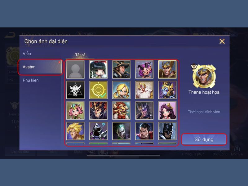 Avatar liên quân - 31