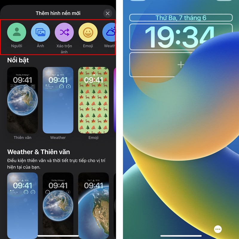 Hình nền màn hình khóa iphone - Nửa trên nên để trống cho đồng hồ